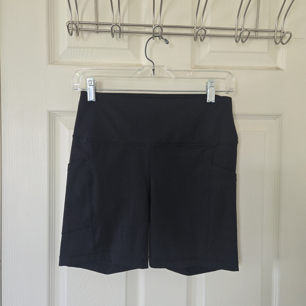 Yogalicious Black Bike Shorts for Women